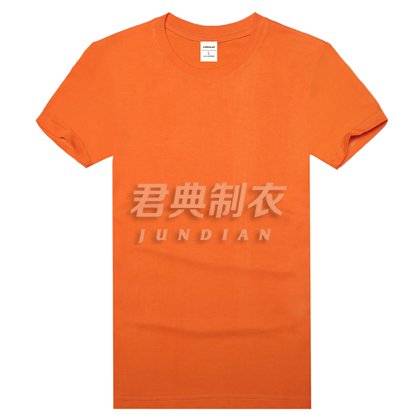 橘色高檔精梳棉T恤