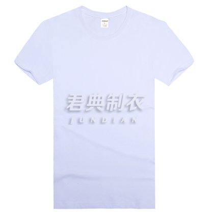 精品高密萊卡棉T恤白色款