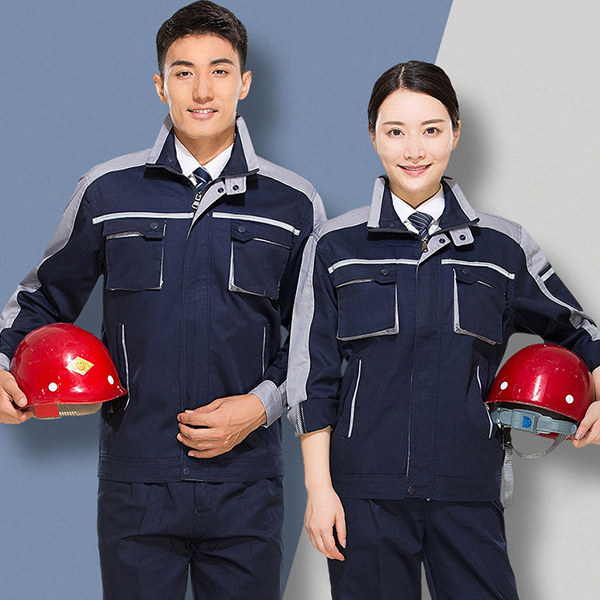 經(jīng)典藏青色工服套裝