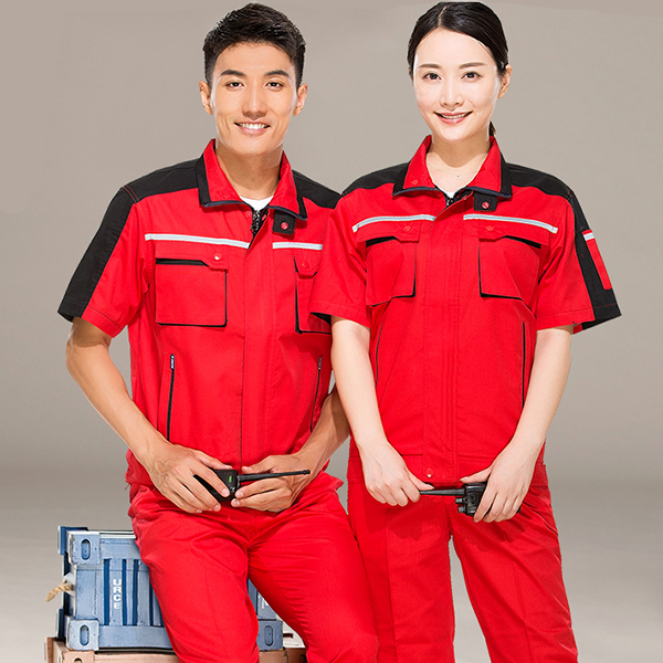 夏季短袖工作服套裝
